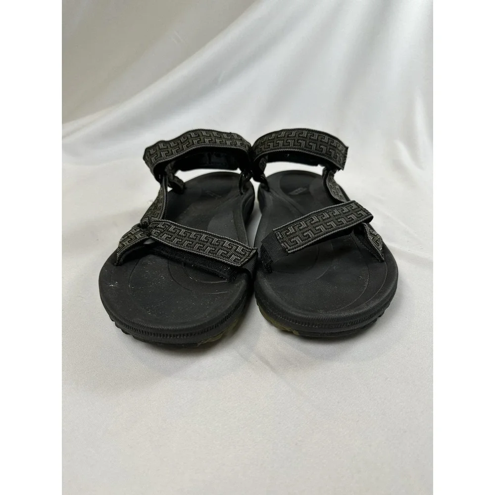 TEVA‎ Sandals Men's Size 13M Sport Hiking Black Shoc Pad Tribal S/N 6461
